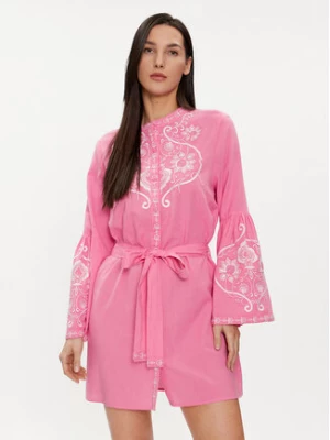 Melissa Odabash Sukienka plażowa Everly Różowy Regular Fit