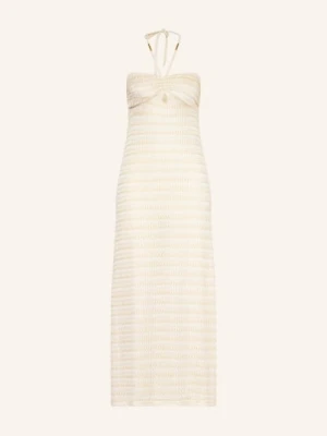 Melissa Odabash Sukienka Plażowa Mila Z Błyszczącą Nicią I Wycięciem gold