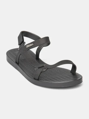 Melissa sandały MELISSA SUN DOWNTOWN METALLIC AD damskie kolor szary M.33640.54177