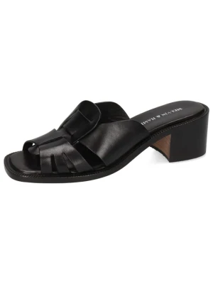 MELVIN & HAMILTON Skórzane klapki "Charlotta 2" w kolorze czarnym rozmiar: 40