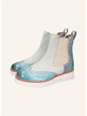 MELVIN & HAMILTON Skórzane sztyblety "Jade 8" w kolorze błękitnym rozmiar: 36