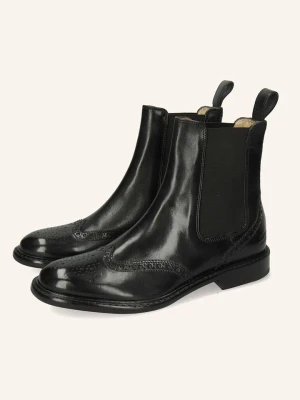 MELVIN & HAMILTON Skórzane sztyblety "Sally 112" w kolorze czarnym rozmiar: 39