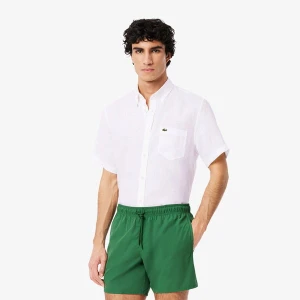 Men?s Lacoste Short Sleeve Linen Shirt