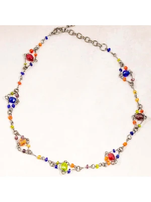 MENTHE À L'O Naszyjnik z elementami ozdobnymi - dł. 45 cm rozmiar: onesize