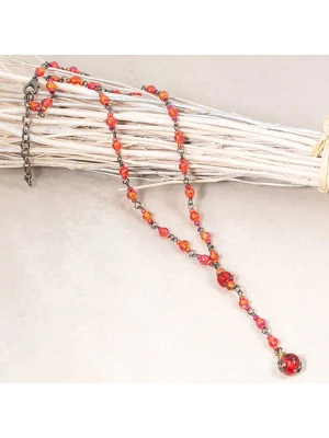 MENTHE À L'O Naszyjnik z elementami ozdobnymi - dł. 60 cm rozmiar: onesize