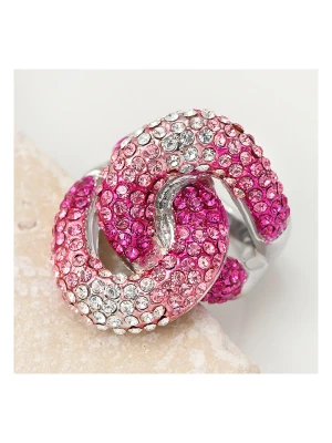 MENTHE À L'O Pierścionek z kryształami rozmiar: 56