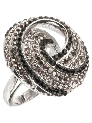 MENTHE À L'O Pierścionek z kryształami rozmiar: 58