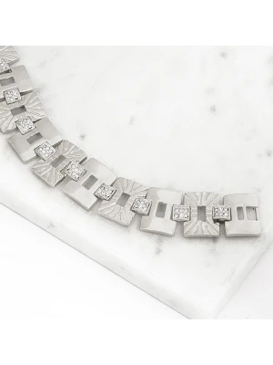 MENTHE À L'O Posrebrzana bransoletka rozmiar: onesize