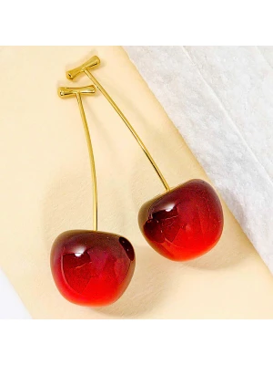 MENTHE À L'O Pozłacane kolczyki rozmiar: onesize