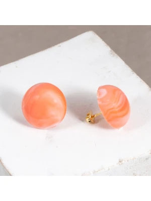 MENTHE À L'O Pozłacane kolczyki-wkrętki rozmiar: onesize