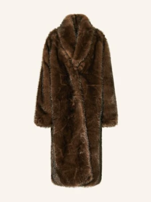Meotine Płaszcz Ze Sztucznego Futra Katha braun