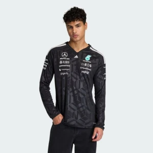 MERCEDES - AMG PETRONAS FORMULA 1 TEAM DRIVER JERSEY LONGSLEEVE Adidas czarny