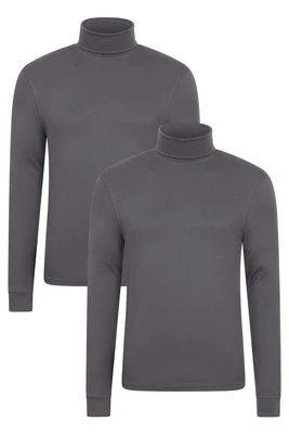 Meribel męska koszulka termoizolacyjna — opakowanie zbiorcze - Grey Mountain Warehouse