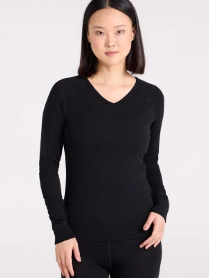 Merino damski top z dekoltem w serek - Black Mountain Warehouse