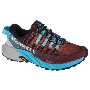 Merrell Agility Peak 4 J067546, Damskie, Bordowe, buty do biegania, tkanina, rozmiar: 37