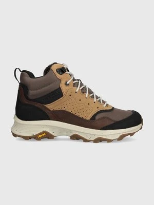 Merrell buty Speed Solo Mid WP męskie kolor brązowy