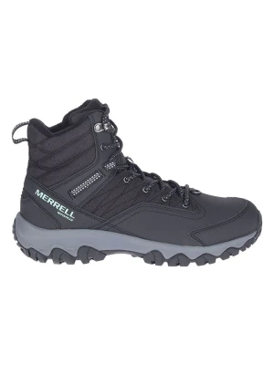 Merrell Skórzane botki turystyczne "Thermo Akita Mid" w kolorze czarnym rozmiar: 41