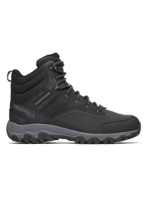 Merrell Skórzane botki turystyczne "Thermo Akita Mid" w kolorze czarnym rozmiar: 44,5