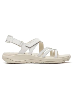 Merrell Skórzane sandały "Harbor Backstrap" w kolorze białym rozmiar: 39