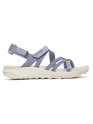 Merrell Skórzane sandały "Harbor Backstrap" w kolorze błękitnym rozmiar: 40