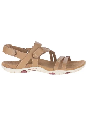 Merrell Skórzane sandały "Sandspur Rose Convert" w kolorze beżowym rozmiar: 41