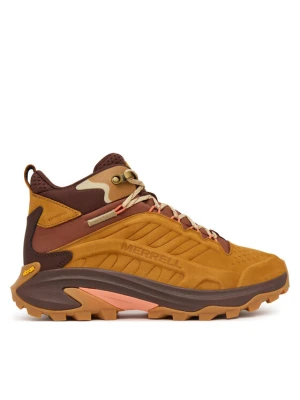 Merrell Sneakersy Moab Speed 2 Leather Mid J00005332 Brązowy