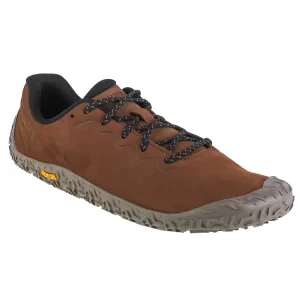 Merrell Vapor Glove 6 LTR J067863, Męskie, Brązowe, buty do biegania, skóra naturalna, rozmiar: 42