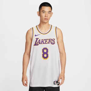 Męska autentyczna koszulka Nike Dri-FIT ADV NBA Los Angeles Lakers Association Edition - Biel