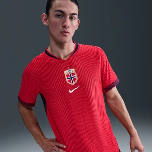 Męska autentyczna koszulka piłkarska Nike Dri-FIT ADV Norwegia Match 2025 (drużyna kobiet) (wersja domowa) - Czerwony