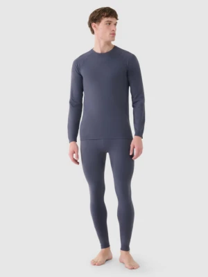 Męska bielizna termoaktywna bezszwowa (dół) 4FWSS25USEAM188 - szara
