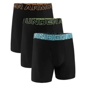 Męska bielizna treningowa (3-pack) Under Armour M UA Perf Tech 6in - czarna