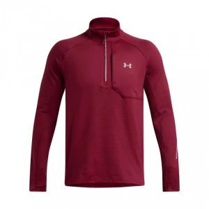 Męska bluza do biegania Under Armour UA Launch Elite Cw Half Zip - bordowa