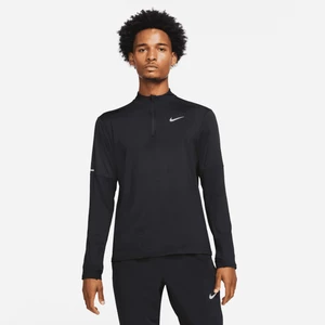 Męska bluza do biegania z zamkiem 1/2 Dri-FIT Nike Element - Czerń