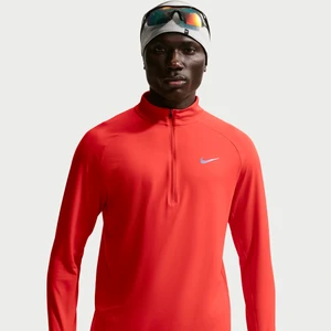Męska bluza do biegania z zamkiem 1/4 Dri-FIT Nike Stride - Czerwony