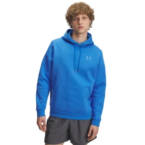 Męska bluza dresowa nierozpinana z kapturem Under Armour UA Icon Fleece Hoodie - niebieska