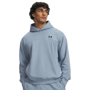 Męska bluza dresowa nierozpinana z kapturem Under Armour UA Rival Lightweight - niebieska