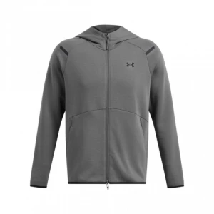 Męska bluza dresowa rozpinana z kapturem Under Armour UA Unstoppable Fleece Full-Zip - szara