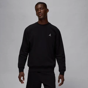 Męska bluza dresowa z półokrągłym dekoltem Jordan Brooklyn Fleece - Czerń