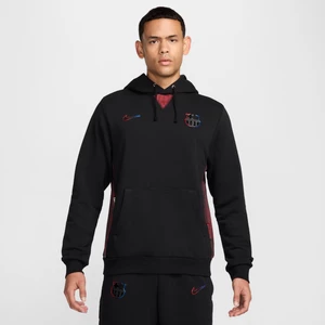 Męska bluza piłkarska z kapturem Nike Dri-FIT FC Barcelona Standard Issue (wersja wyjazdowa) - Czerń