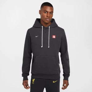 Męska bluza piłkarska z kapturem Nike Dri-FIT Liverpool F.C. Standard Issue (wersja trzecia) - Szary