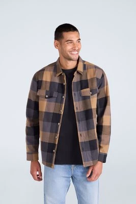 Męska bluza polarowa Seth - Beige Animal