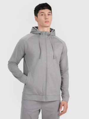 Męska bluza treningowa 4F 4FWMM00TFSWM654 - szara