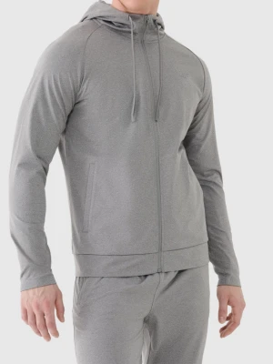 Męska bluza treningowa 4F 4FWSS26TFSWM631 - szara