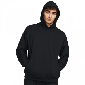 Zdjęcie produktu Meska bluza treningowa nierozpinana z kapturem Under Armour UA Journey Rib Hoodie - czarna
