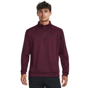 Męska bluza treningowa UNDER ARMOUR UA Armour Fleece 1/4 Zip - bordowa