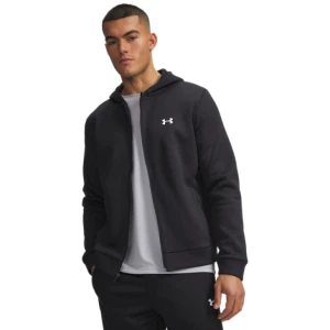 Męska bluza treningowa Under Armour UA Armour Fleece FZ Hoodie - czarna