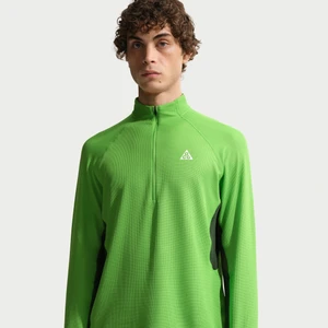 Męska bluza (warstwa środkowa) do biegania w terenie z zamkiem 1/4 Dri-FIT Nike ACG - Zieleń
