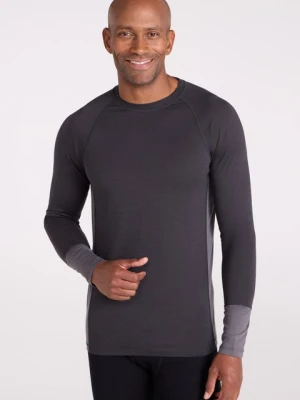 Męska bluza z długim rękawem Arcs Merino Baselayer - Navy Mountain Warehouse