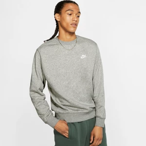 Męska bluza z dzianiny Nike Sportswear Club - Szary