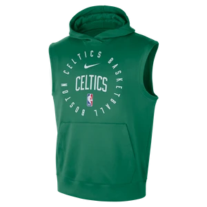 Męska bluza z kapturem bez rękawów Nike Dri-FIT NBA Boston Celtics Spotlight - Zieleń